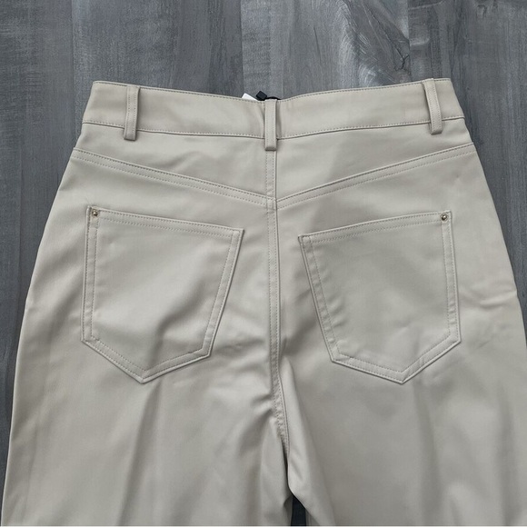 Zara Faux Leather High Rise Fit Pants - Picture 3 of 4